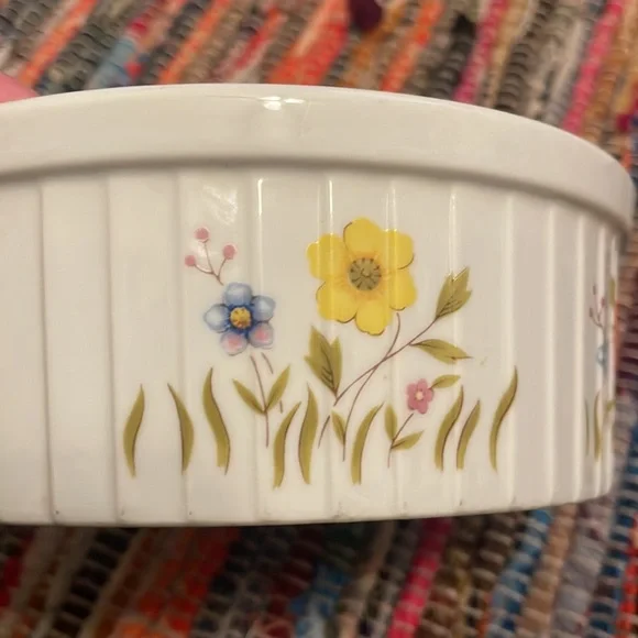 Vintage Country Flowers by Andrea Casserole Dish - Picture 5 of 7